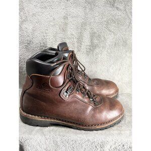Alico All Leather Men’s 13 M Hiking Boots Norwegian Welt Handmade In Italy READ